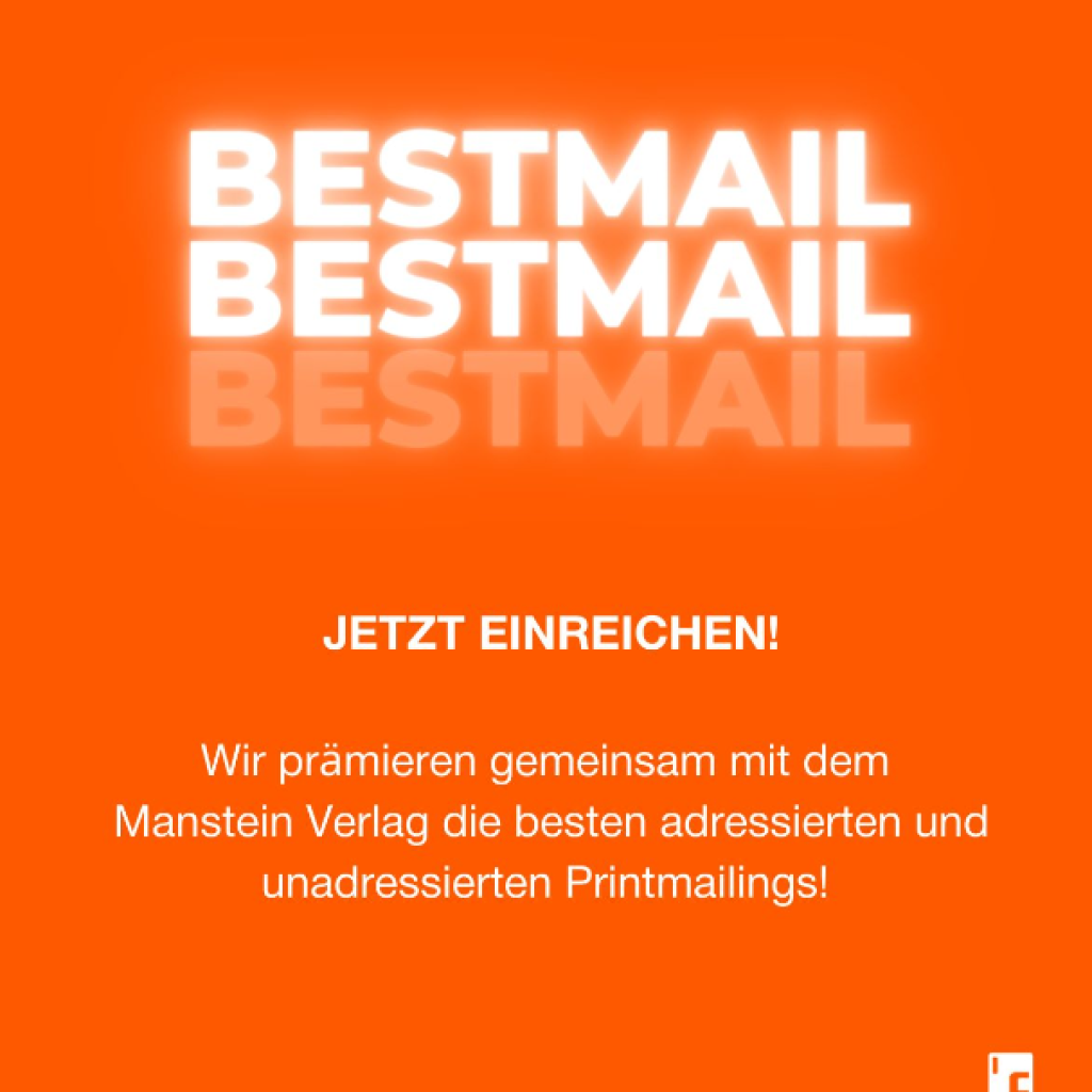 Jetzt einreichen: Best Mail 1. Quartal 2023