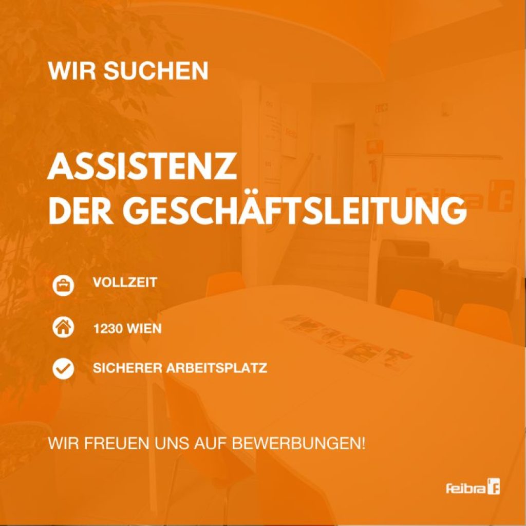 Wir stellen ein: Assistenz der Geschäftsleitung